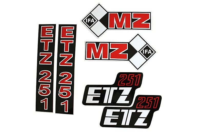 Sada samolepek ETZ 251