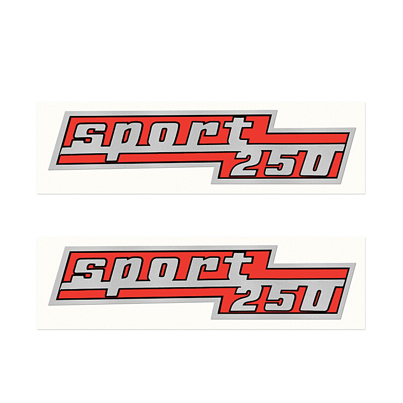 Samolepka Sport 250 - sada