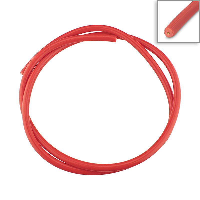 Kabel zapalovací  0,5 m - červený