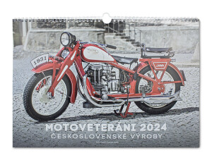 Kalendář České motocykly 2024 - 42x30cm