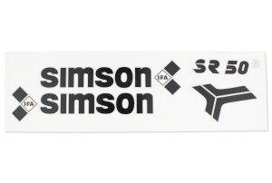 Samolepka Simson SR50  - sada - černá