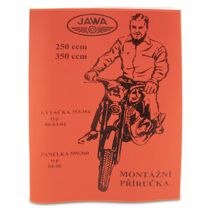 Dílenská příručka Jawa 250,350 Kyvačka, Panelka - formát A4