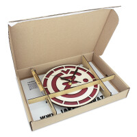 Dřevěné hodiny - logo ČZ 20cm