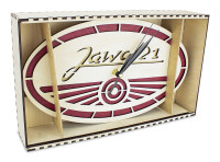 Dřevěná dárková krabice pro hodiny Jawa