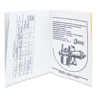 Osazovací tabulky motocyklových karburátorů Jikov