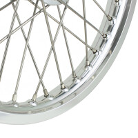 Kolo kompletní Simson Al. ráfek 1,6 x16 (paprsek nerez) pro kotoučovou brzdu - DPR