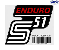 Samolepka schránky S51 Enduro MZA
