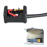 Tlačítko zkratovače Babetta - chrom - kompletní