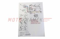 Elektroinstalace Jawa 175/250,350 Kyvačka - spínačka v nádrži pro VAPE