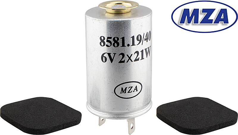 Přerušovač blinkrů 6V 2x21W Simson - MZA