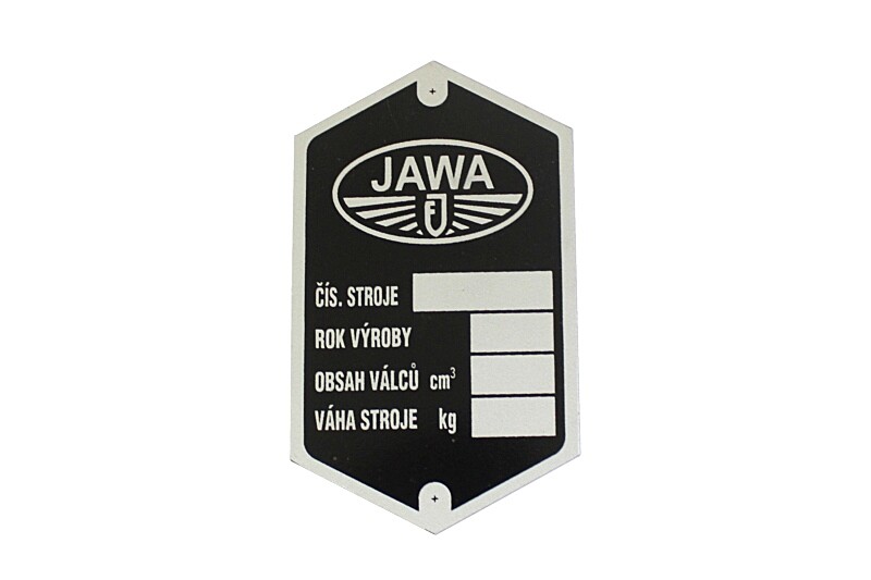 Štítek rámu J175/250 - speciálka