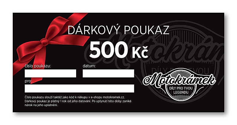 Dárkový poukaz - 500 Kč