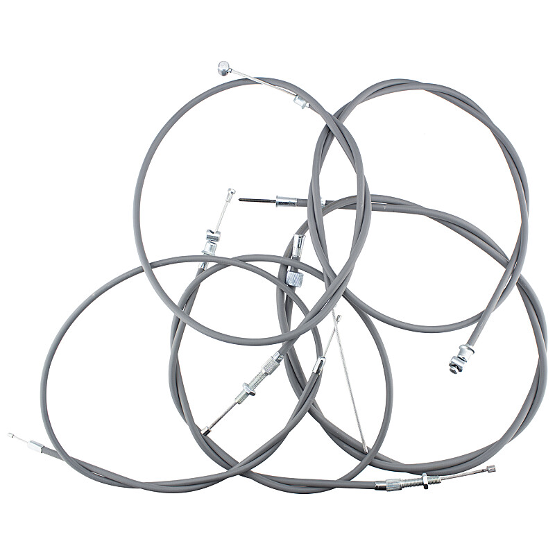 Sada bowdenů s náhonem tachometru Pionýr 555 - šedá