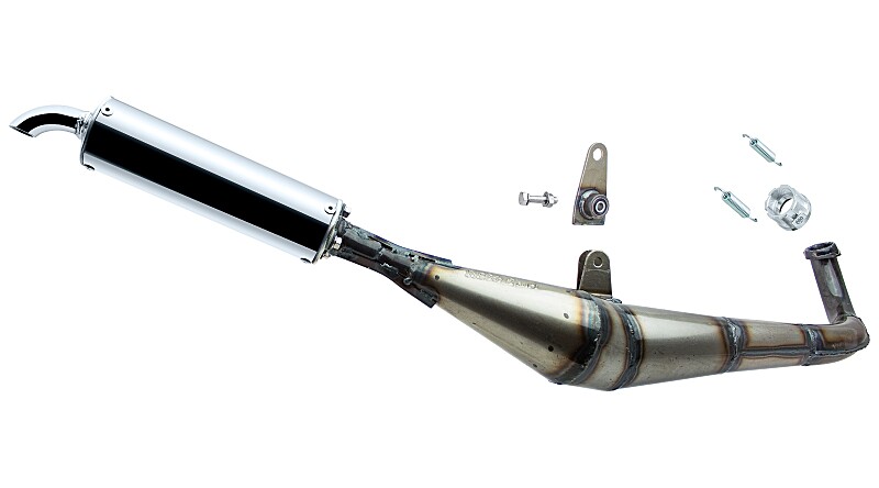 Sportovní výfuk Simson - RESO D32 s kulovou přírubou