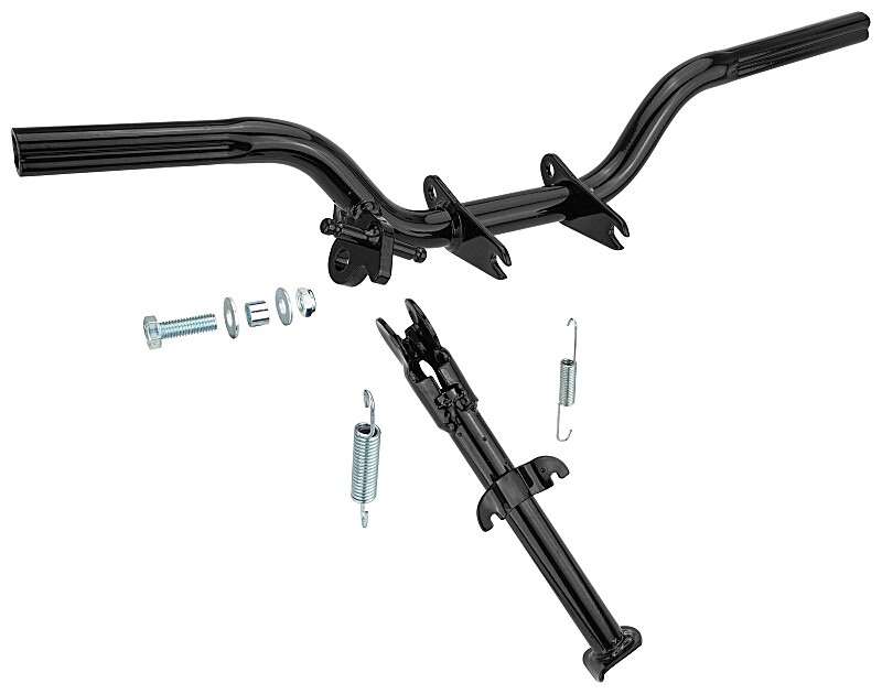 Držák stupaček Simson S51 Enduro + boční stojan - sada