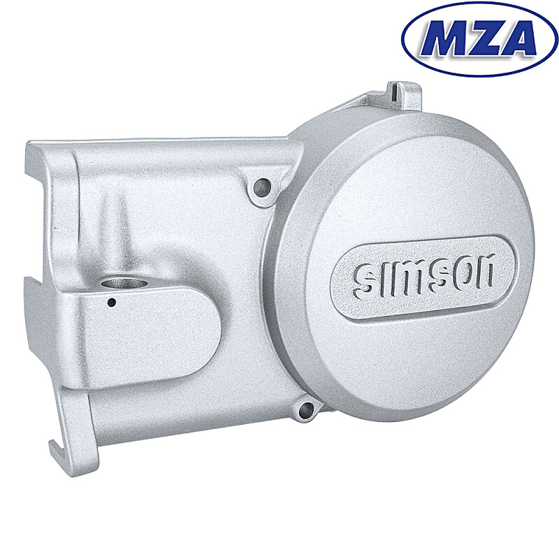 Víko motoru Simson AL - pravé, stříbrné