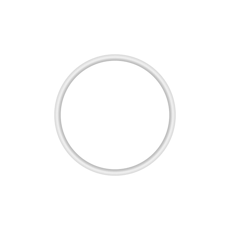 Okroužek 19x15 - řadícího bubnu Babetta 210, 225 - bílý silikon