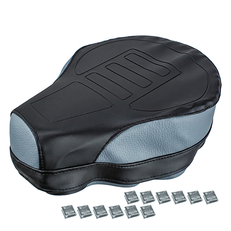 Potah sedla Babetta 210, 225 - černo/šedý + spony - ČR