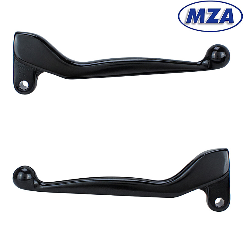 Páčky hliníkové Simson S51, SR50 - sada P+L - černé - MZA