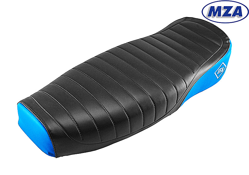 Sedlo úplné Simson S51 Enduro - černo/modré - MZA