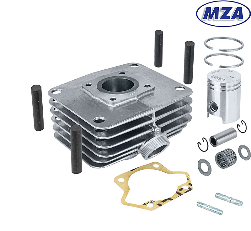 Válec Simson S51, SR50 - 50 ccm MZA - set  (leštěný povrch)