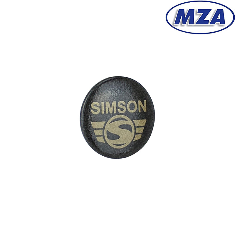 Kovová placka Ø25mm Simson - MZA