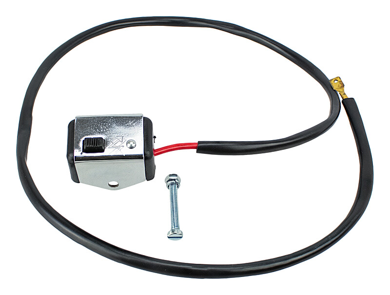 Tlačítko zkratovače Babetta - chrom - kompletní