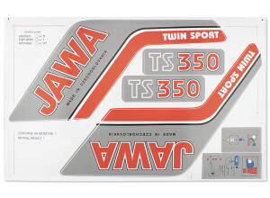 Sada samolepek Jawa 350 typ 638,639