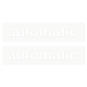 Samolepka automatic bílá - sada