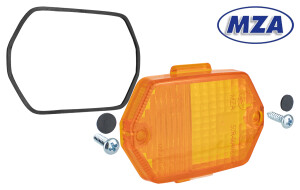 Kryt blinkru hranatý Simson, MZ ETZ - oranžový - MZA