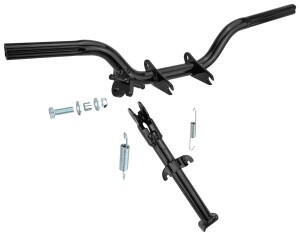 Držák stupaček Simson S51 Enduro + boční stojan - sada