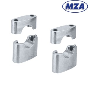 Třmen řidítek Simson S51 - sada přírodní - MZA