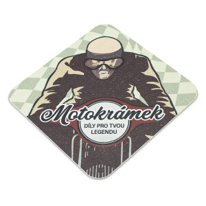 Pivní podtácek Motokrámek