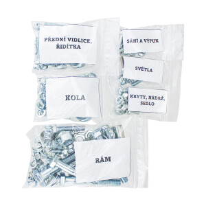 Sada šroubů celý motocykl (bez motoru) Babetta 207.500 - zinek