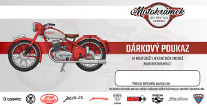 Dárkový poukaz Motokrámek