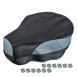 Potah sedla Babetta 210, 225 - černo/šedý + spony - ČR