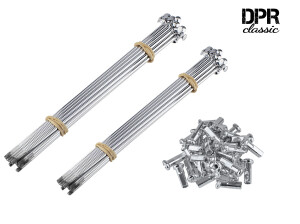 Výplet kola Simson pro 16 ráfek s kotoučovou brzdou - DPR - chrom