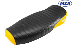 Sedlo úplné Simson S51 Enduro - černo/žluté - MZA