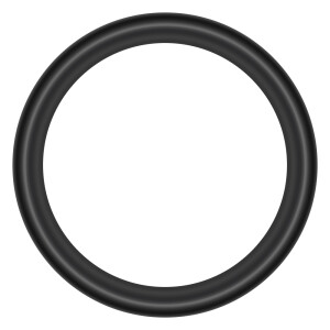 Kroužek výfuku gumový Jawa 40x4 černý